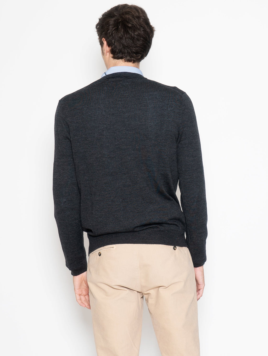 2026 New Arrival Maglia in Lana Extrafine Grigio