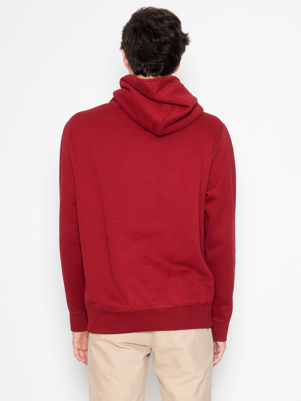 2026 New Arrival Felpa con Cappuccio Rosso
