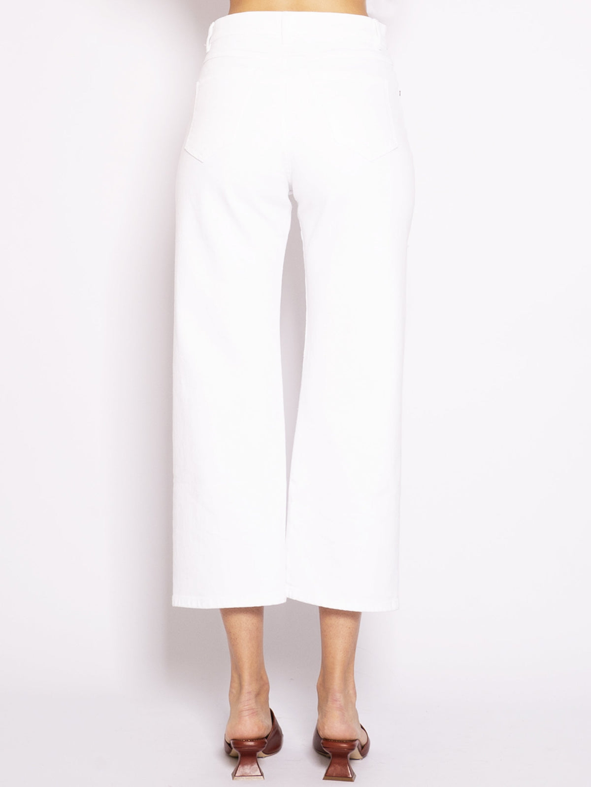 2026 New Arrival Pantalone Bull Denim Cinque Tasche Bianco