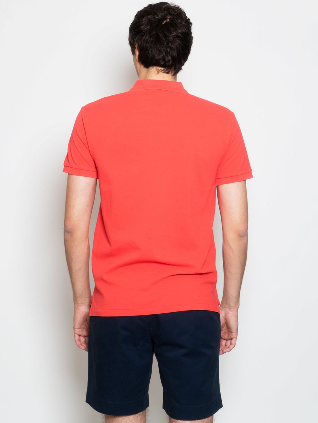 2026 New Arrival Polo in Mesh Slim Fit Corallo