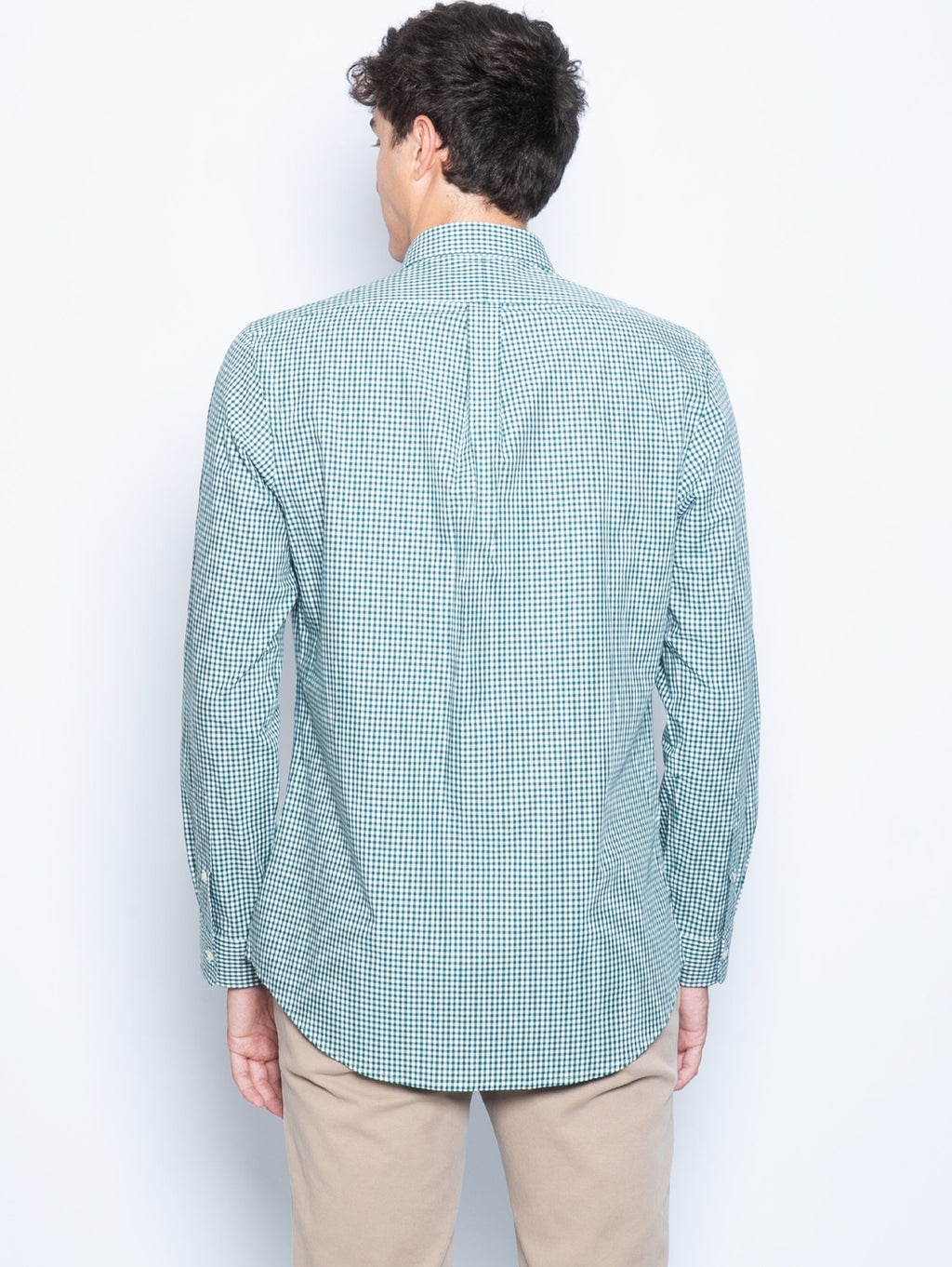 2026 New Arrival Camicia a Quadretti Bianco/Verde