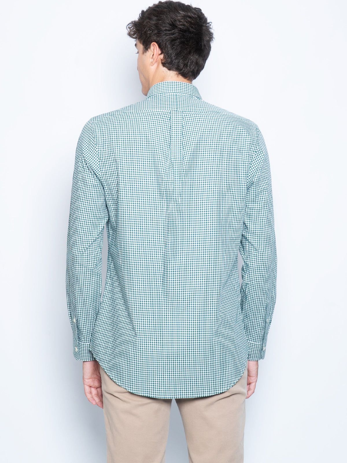 2026 New Arrival Camicia a Quadretti Bianco/Verde
