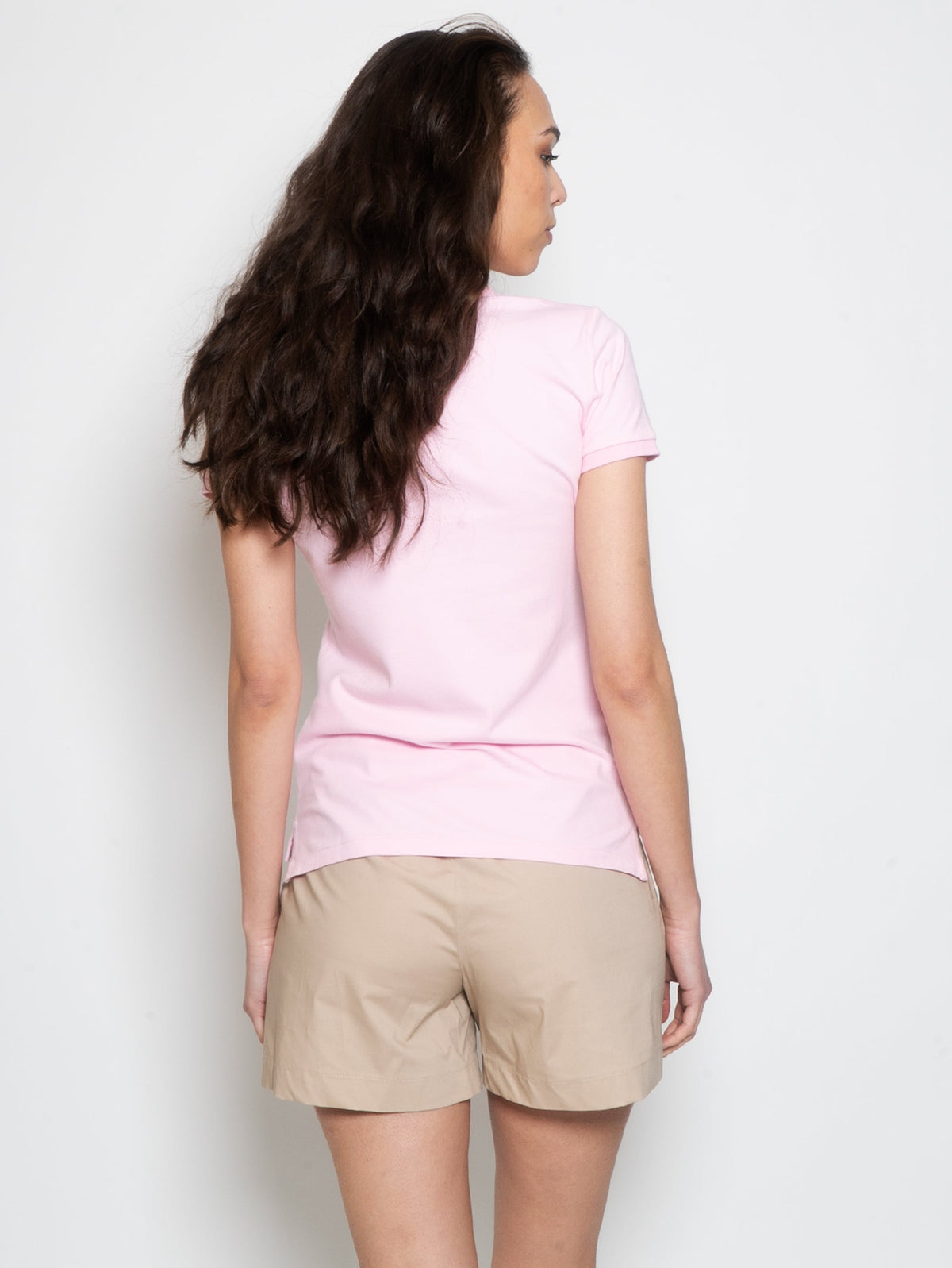 2026 New Arrival Polo Manica Corta Slim Fit Rosa