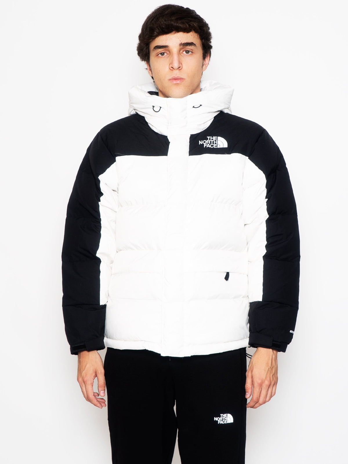 2026 New Arrival Piumino Color Block Bianco/Nero
