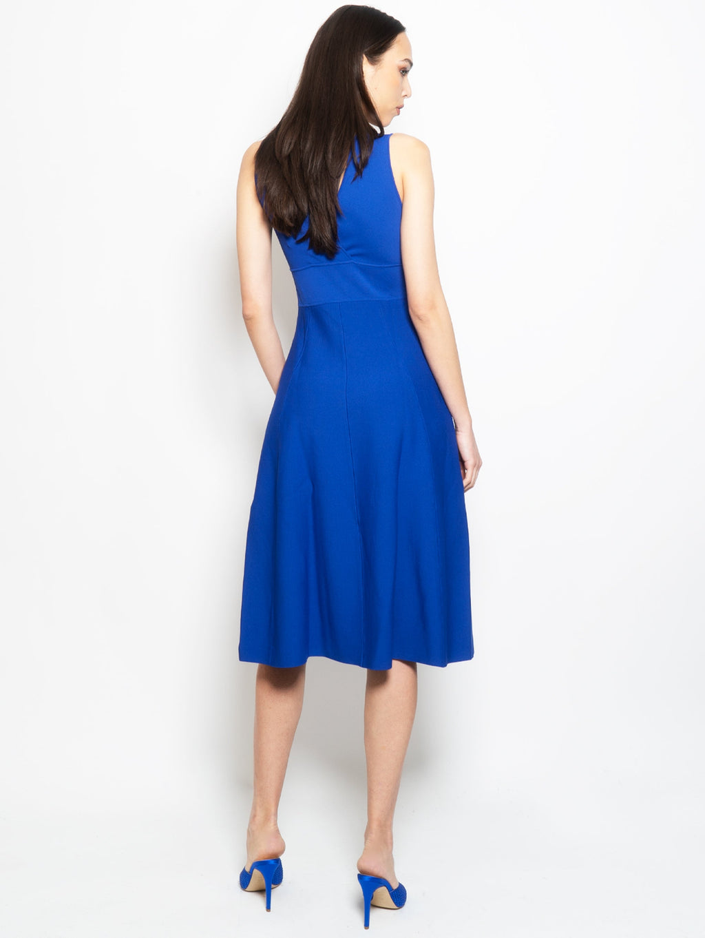 2026 New Arrival Abito Midi Svasato Bluette