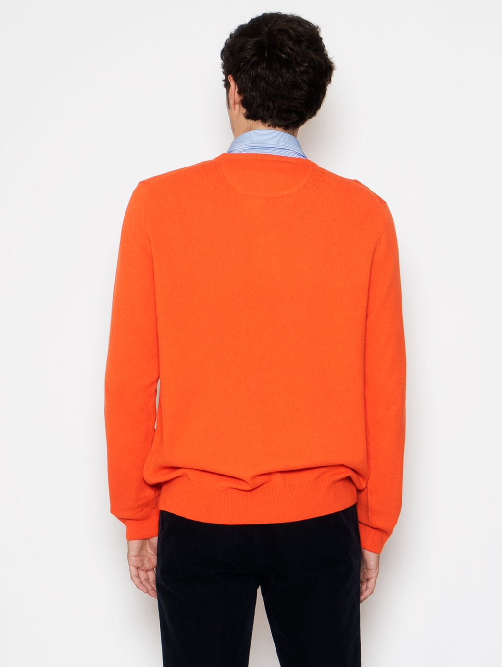 2026 New Arrival Maglia Girocollo in Lana Arancione