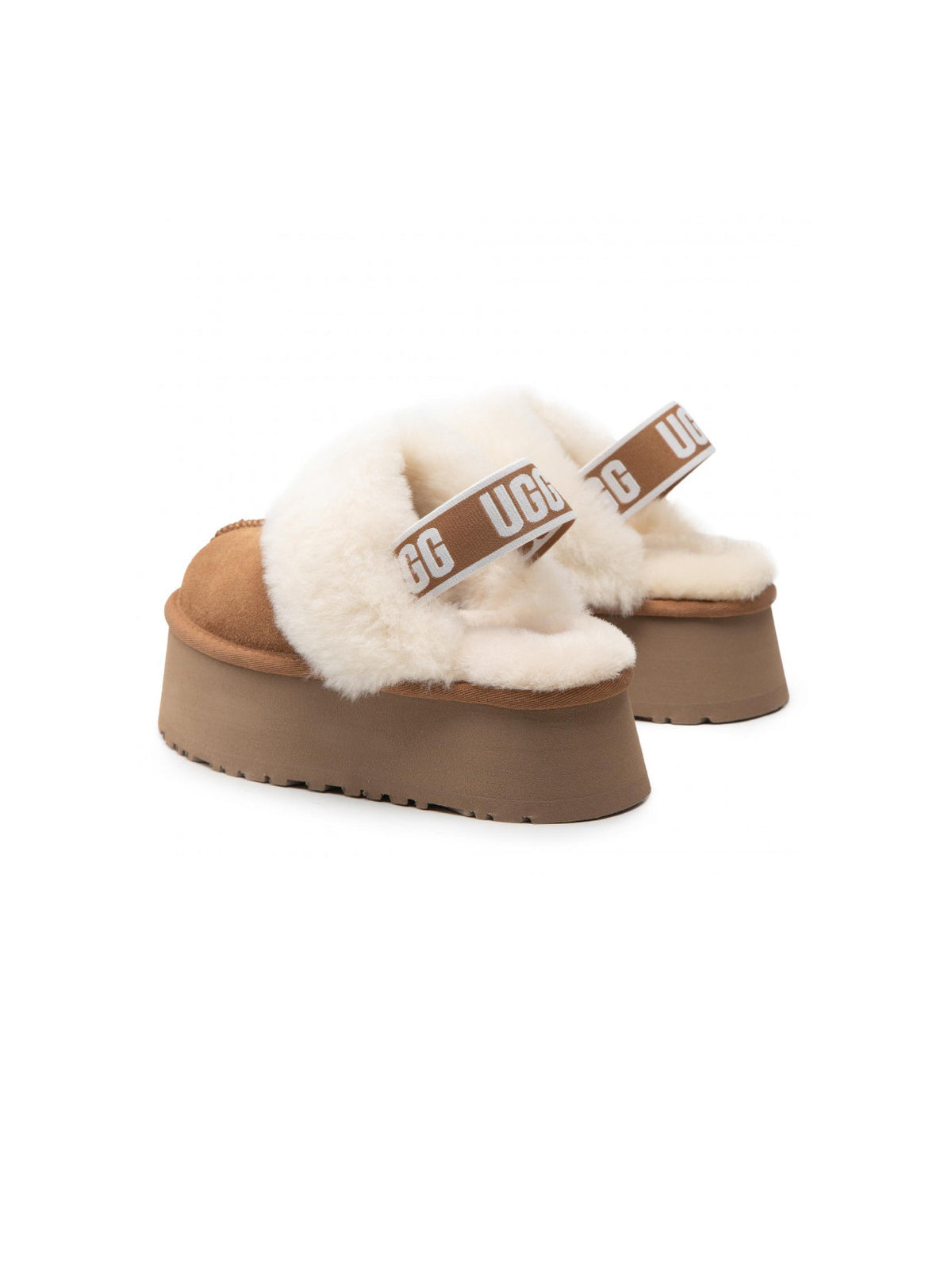 2026 New Arrival Ciabatte con Elastico in Montone Castagna