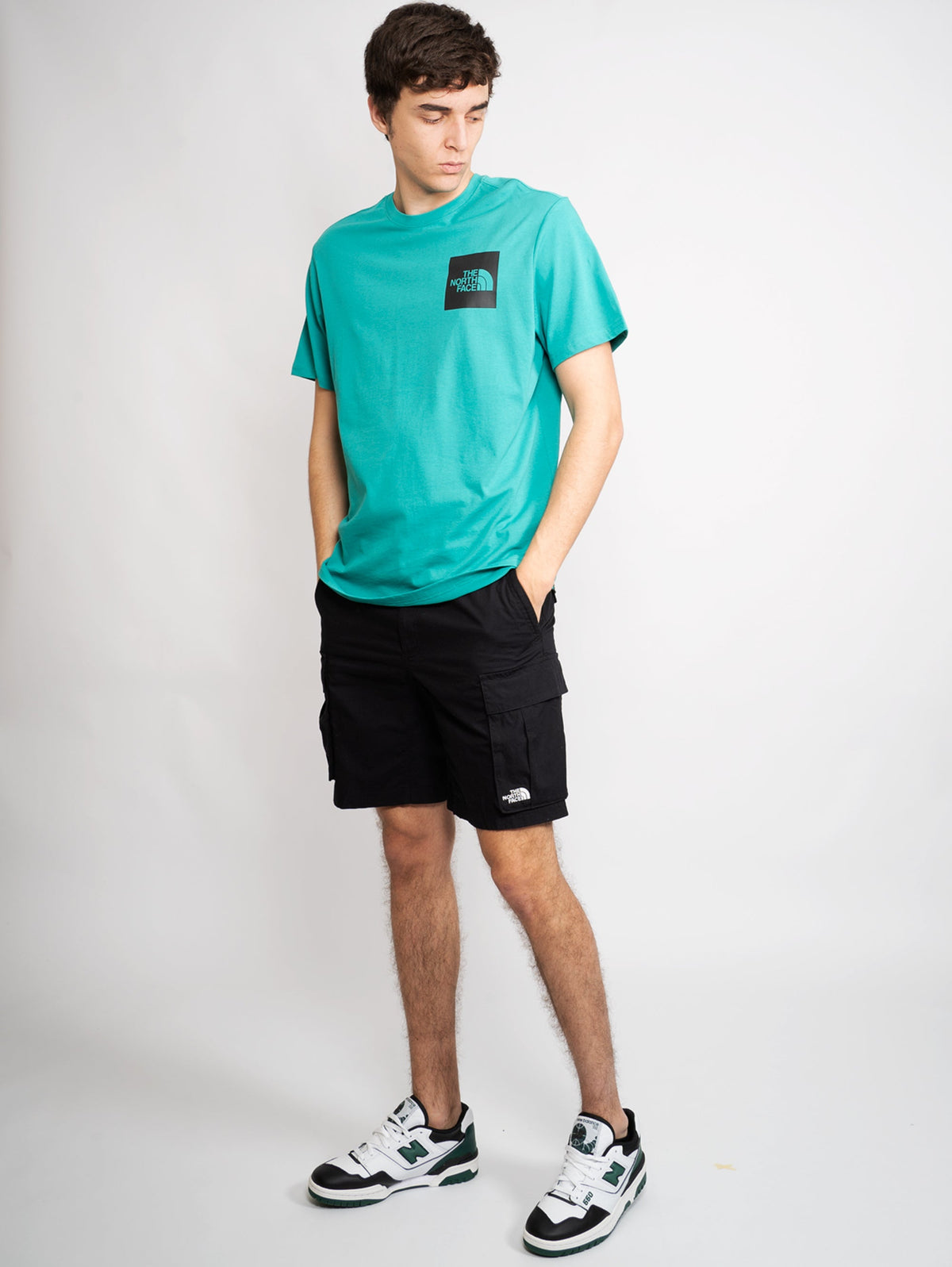 2026 New Arrival Shorts Cargo in Cotone Ripstop Nero