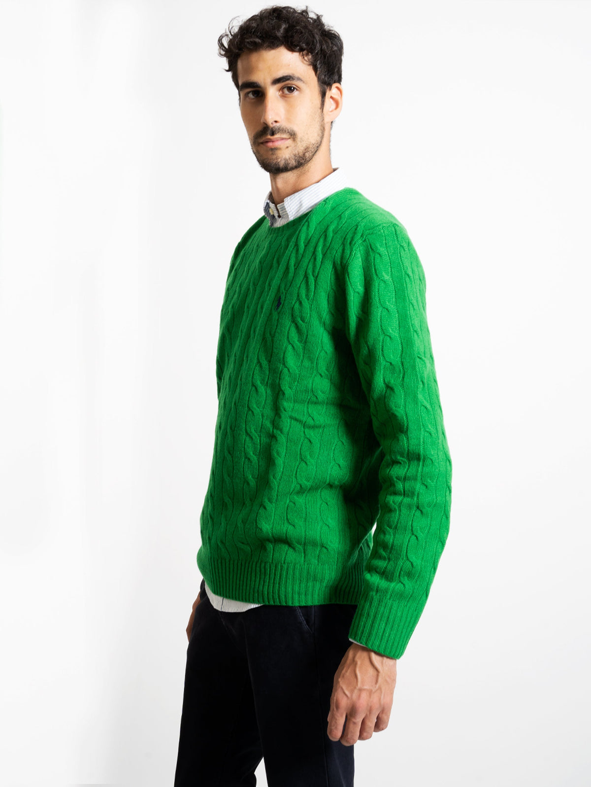 2026 New Arrival Maglia a Trecce Andover Verde