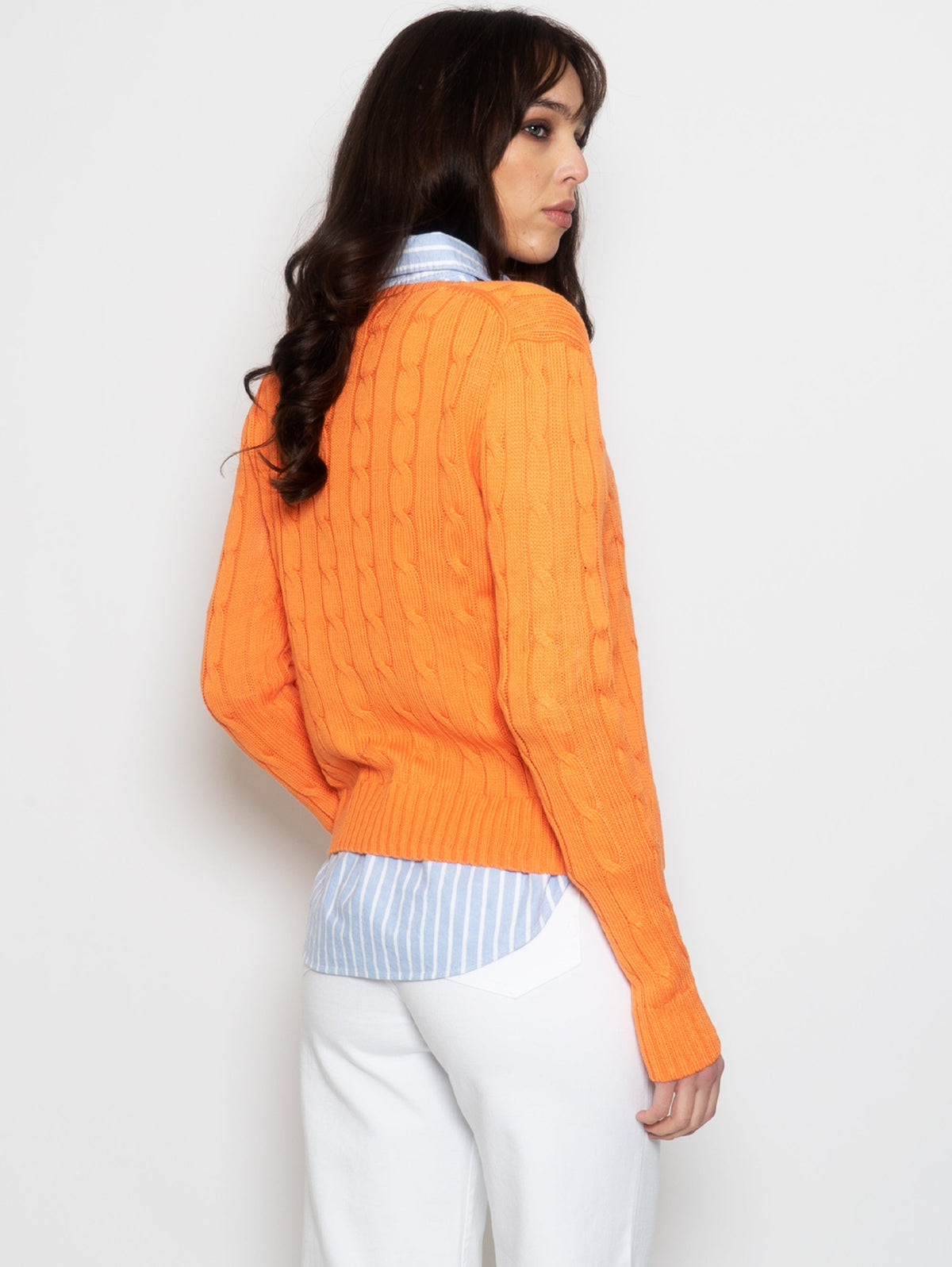 2026 New Arrival Maglia a Trecce Arancione