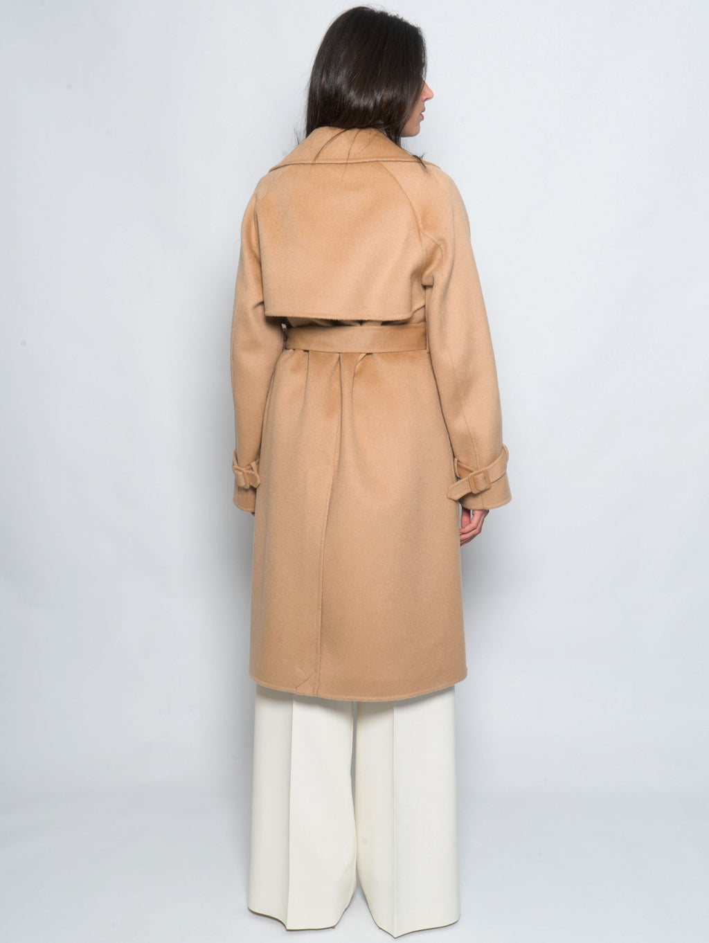 2026 New Arrival Trench Doppiopetto in Lana Beige