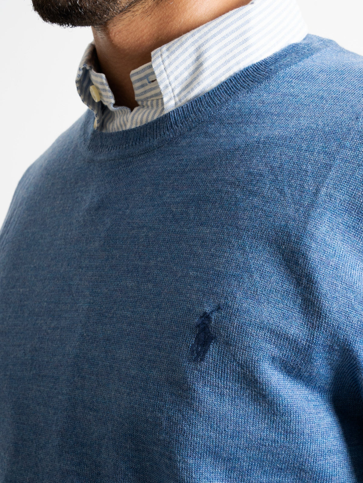 2026 New Arrival Maglia in Lana Extrafine Blu