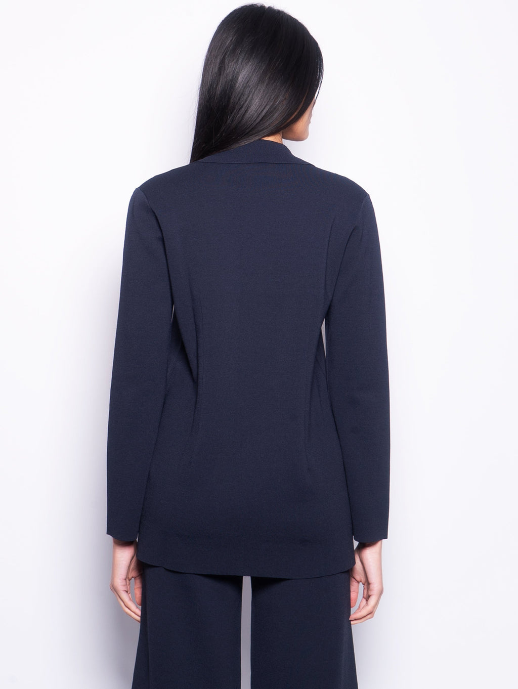 2026 New Arrival Giacca Doppiopetto in Maglia Blu