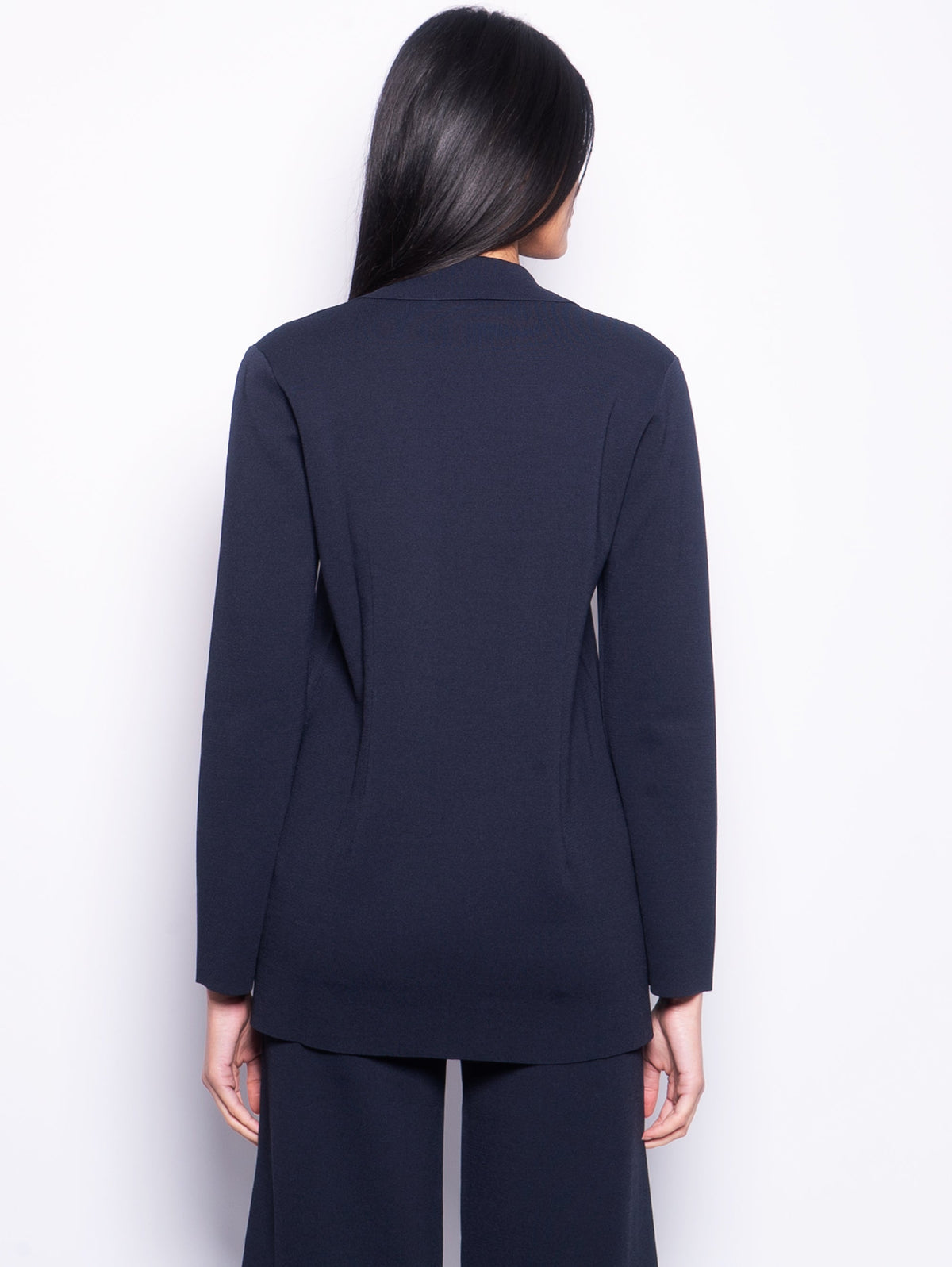 2026 New Arrival Giacca Doppiopetto in Maglia Blu