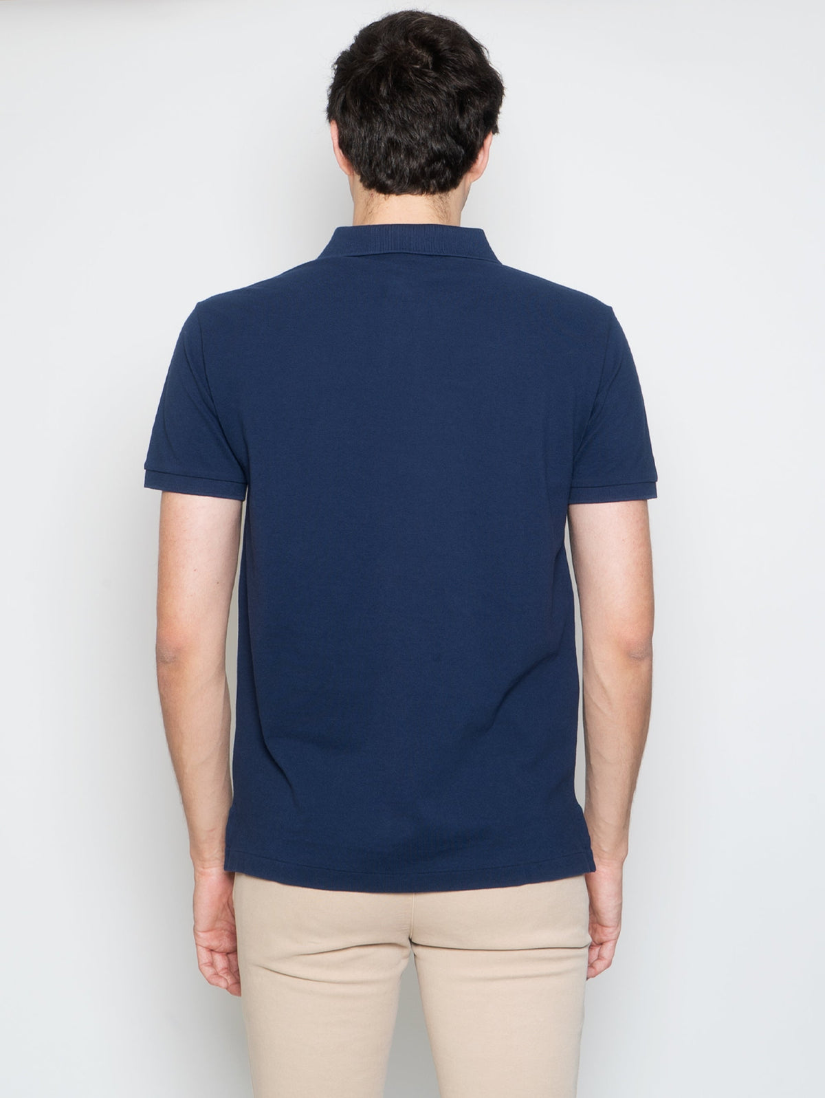 2026 New Arrival Polo in Piquè Slim Fit Blu