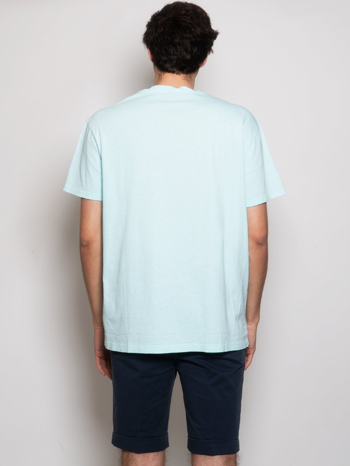2026 New Arrival T-shirt in Cotone e Lino con Taschino Acqua