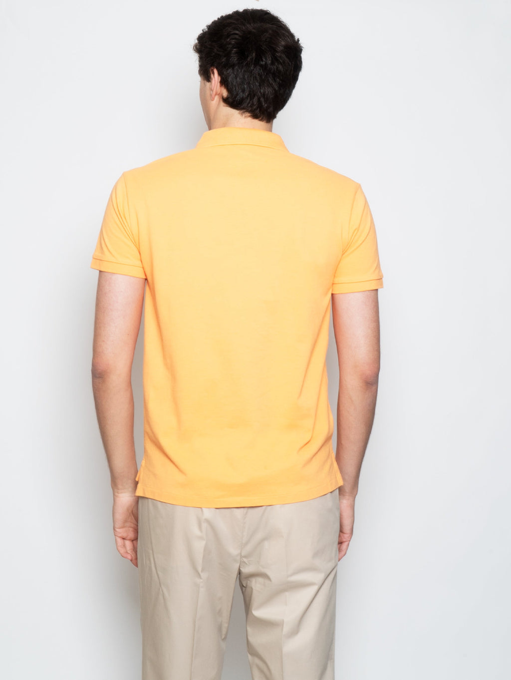 2026 New Arrival Polo in Piqué di Cotone Arancione