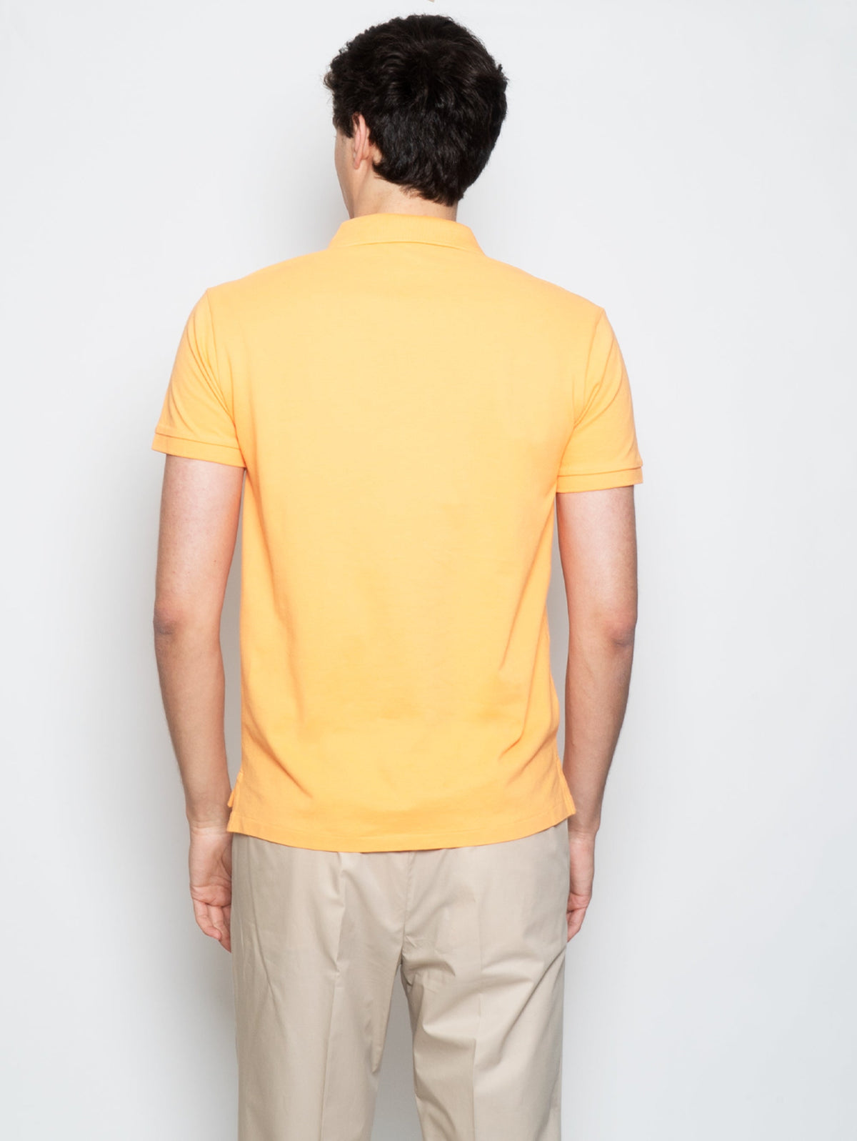 2026 New Arrival Polo in Piqué di Cotone Arancione