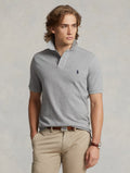 2026 New Arrival Polo in Cotone Piquè Slim Fit Grigio