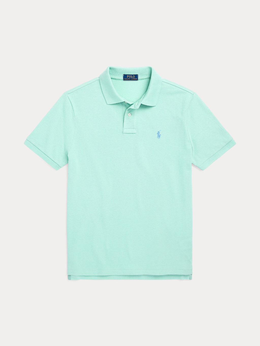 2026 New Arrival Polo in Mesh Slim Fit Acqua