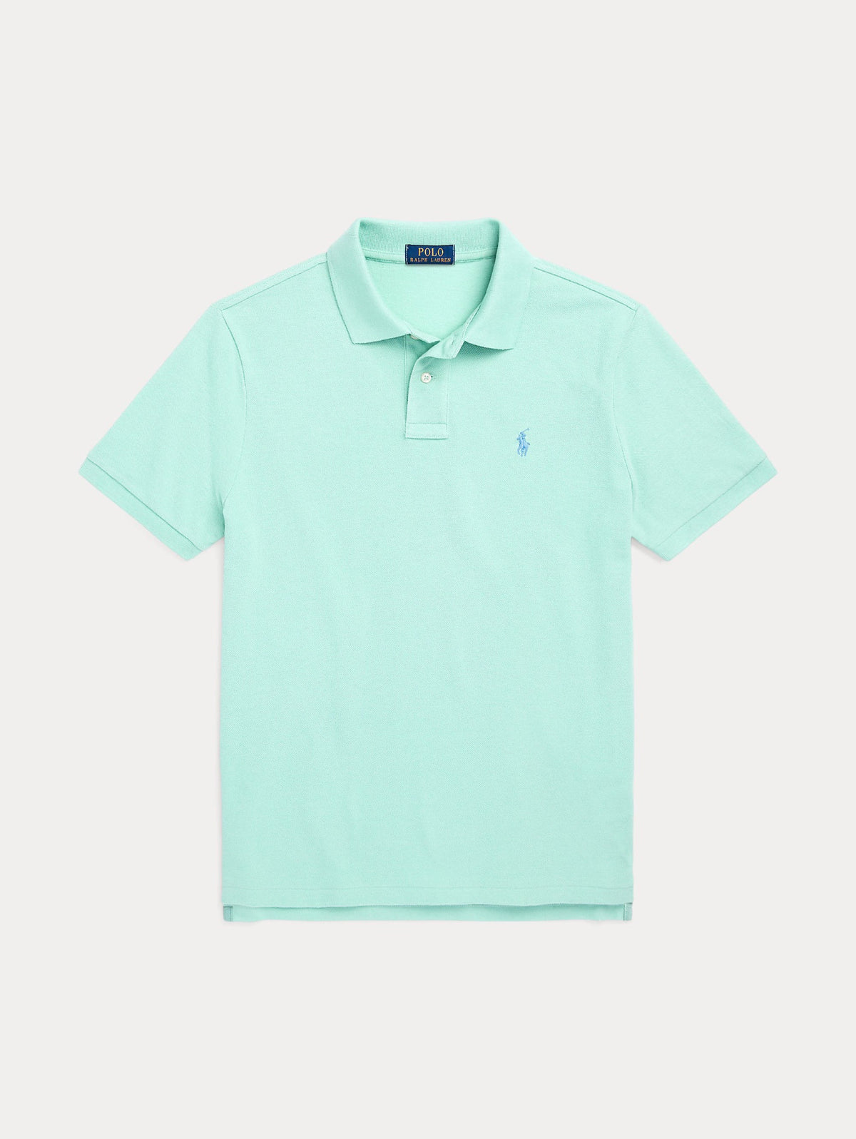 2026 New Arrival Polo in Mesh Slim Fit Acqua