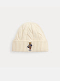 2026 New Arrival Cappello a Trecce con Polo Bear Crema