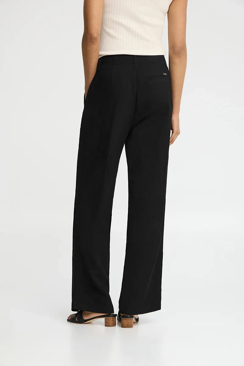 2026 New Arrival Black straight-fit trousers with Polo Club logo