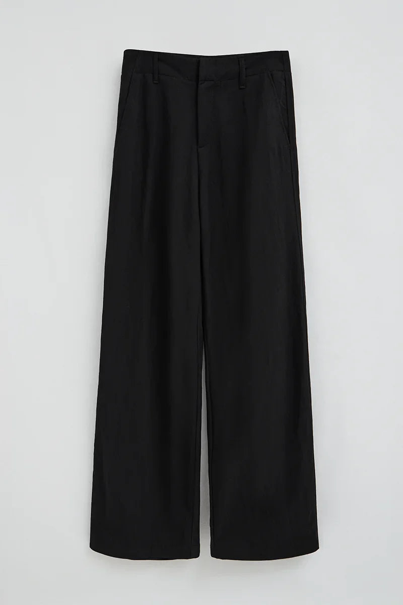 2026 New Arrival Black straight-fit trousers with Polo Club logo