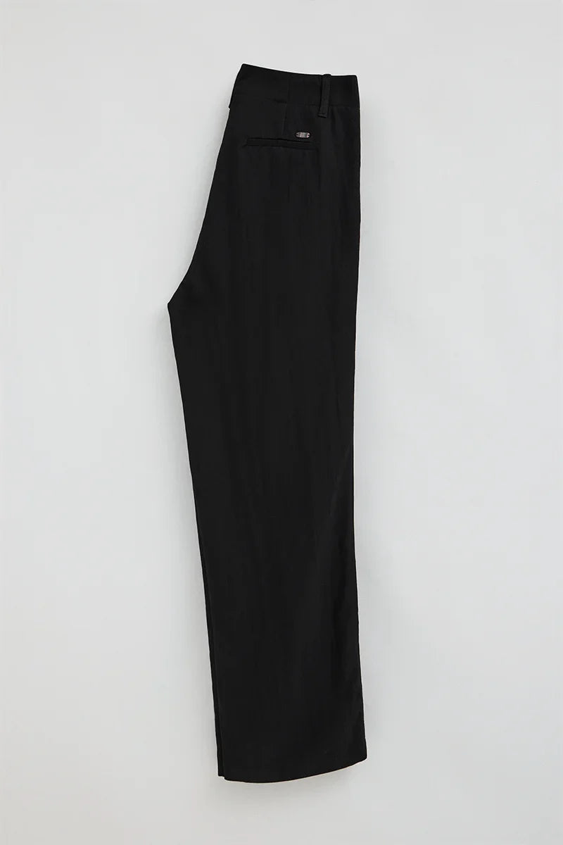 2026 New Arrival Black straight-fit trousers with Polo Club logo