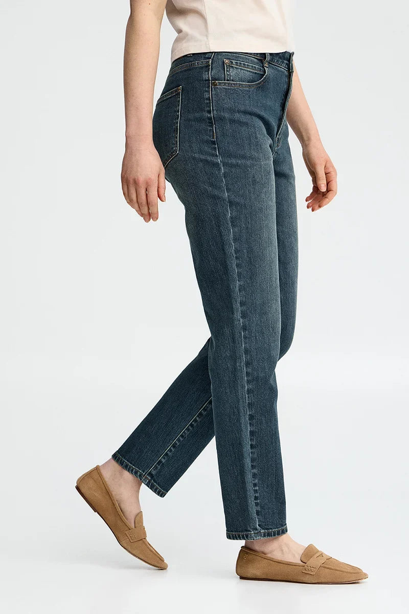 2026 New Arrival Mid-blue slim-fit jeans Polo Club