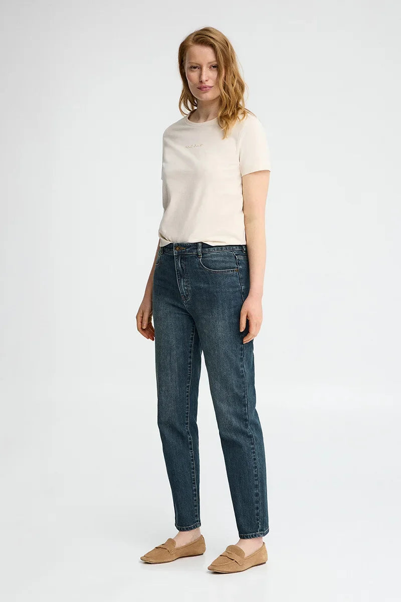 2026 New Arrival Mid-blue slim-fit jeans Polo Club