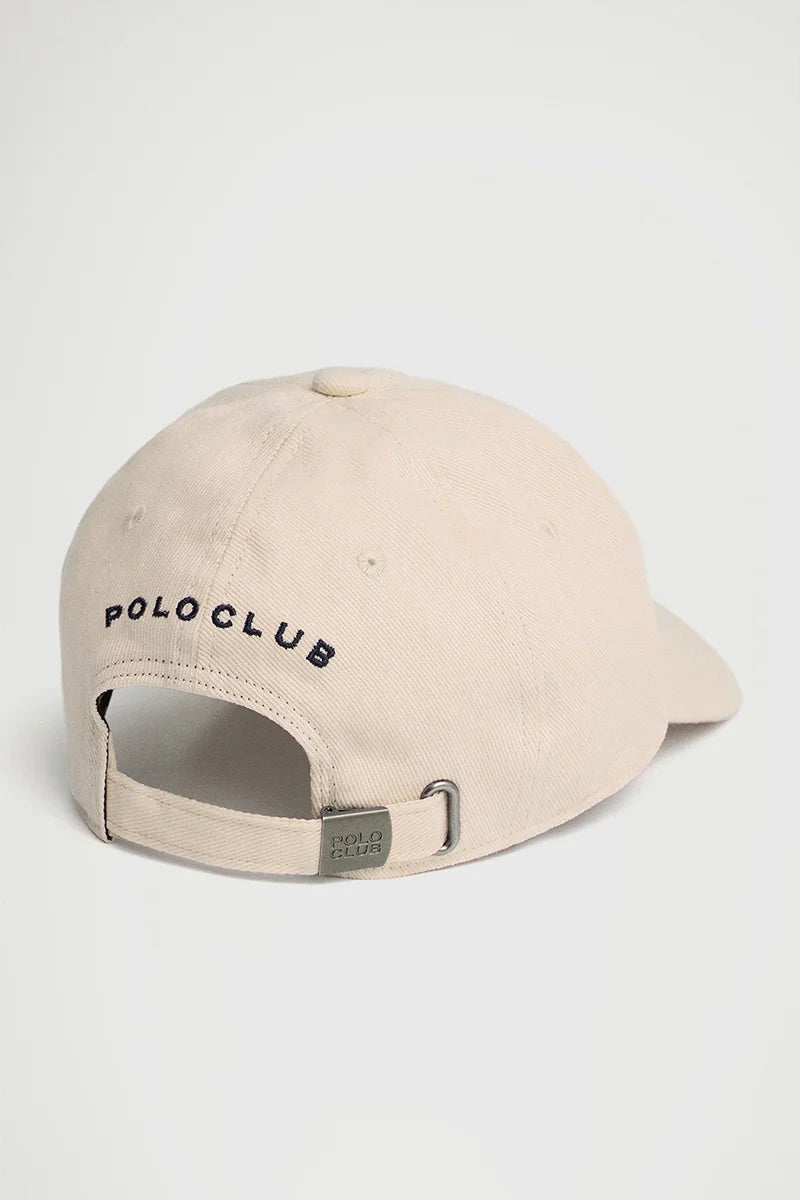 2026 New Arrival Beige six-panel cap with Rigby Go logo