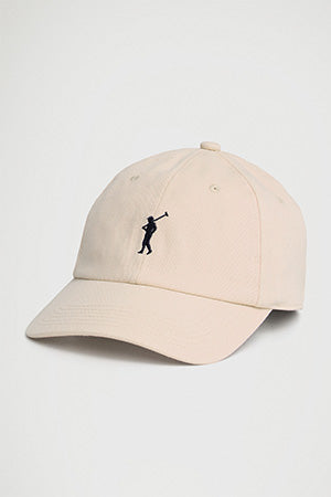 2026 New Arrival Beige six-panel cap with Rigby Go logo