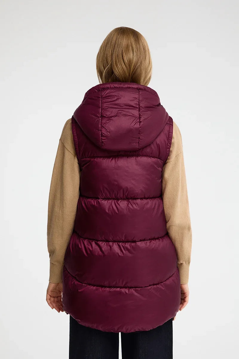 2026 New Arrival Burgundy and metallic-brown vest Polo Club Beli