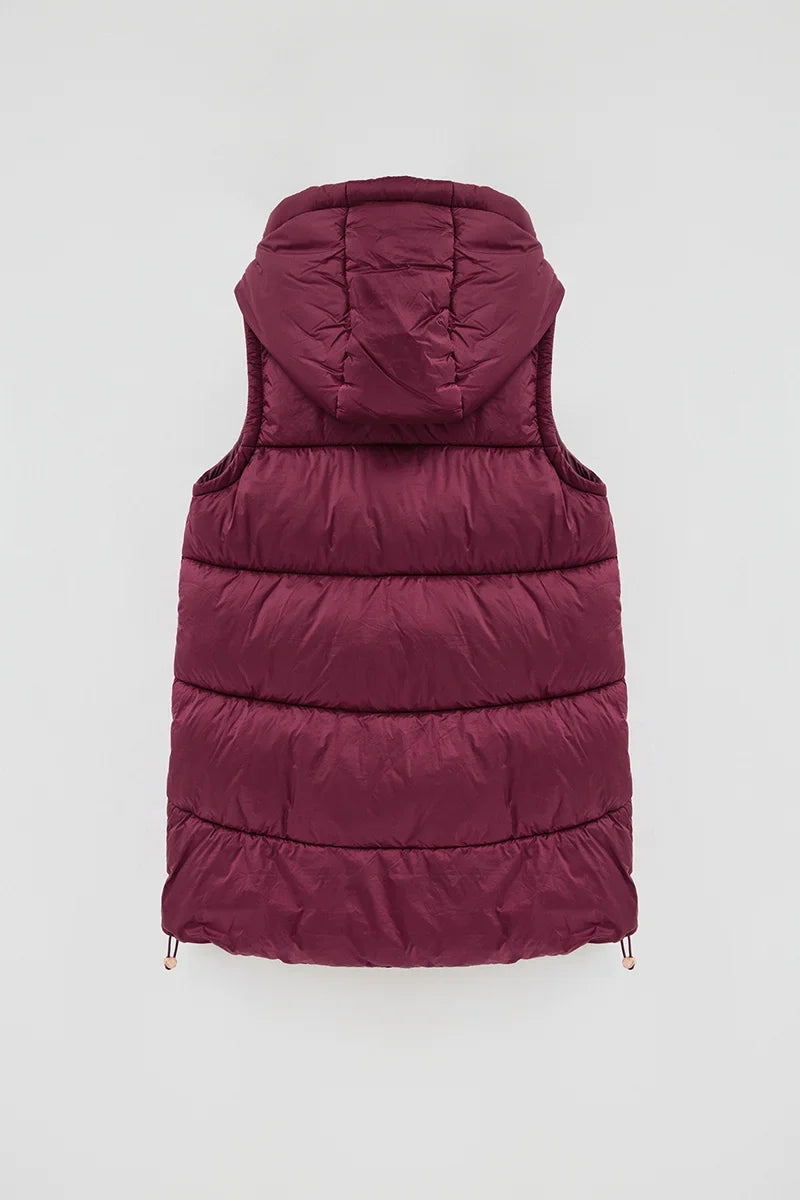 2026 New Arrival Burgundy and metallic-brown vest Polo Club Beli