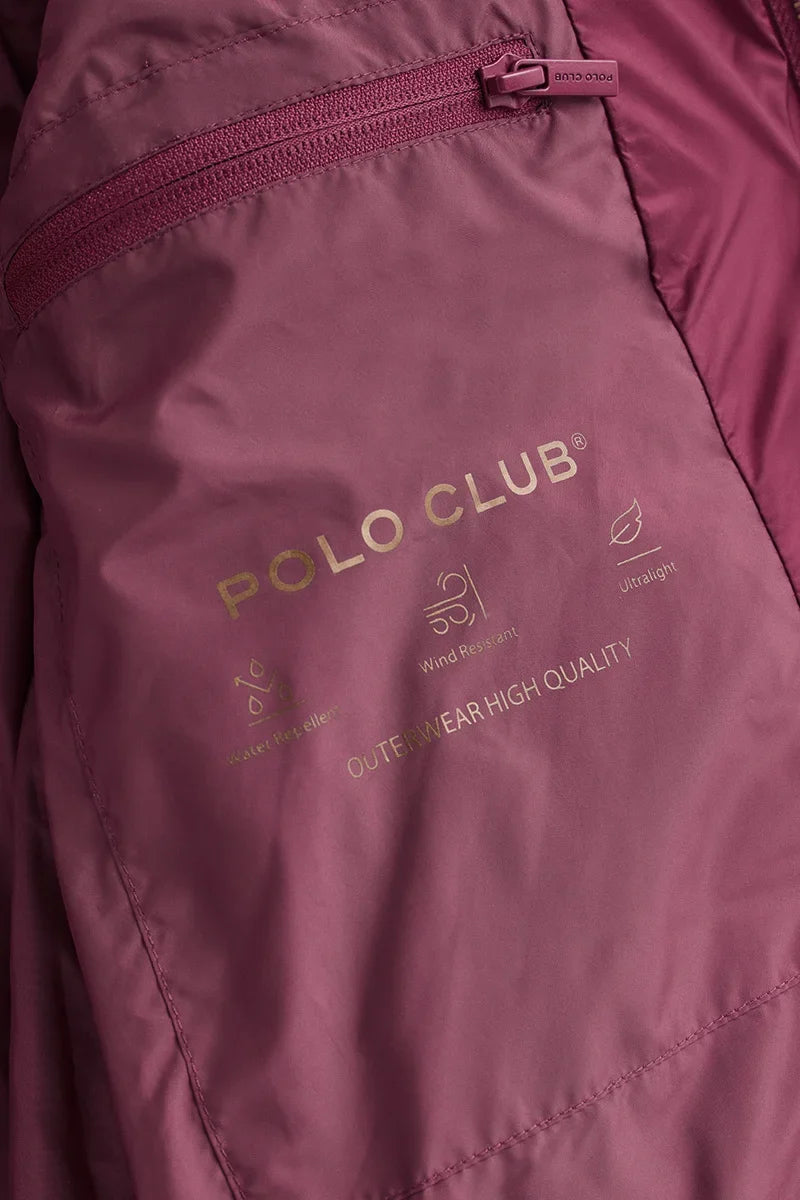 2026 New Arrival Burgundy and metallic-brown vest Polo Club Beli