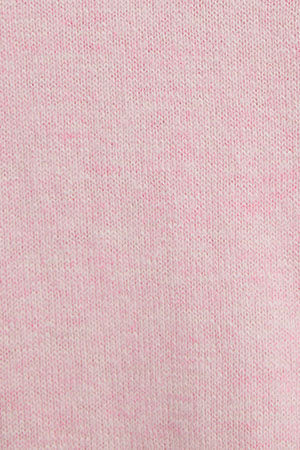 2026 New Arrival Pink-marl round-neck wool-blend jumper with Rigby Go embroidery