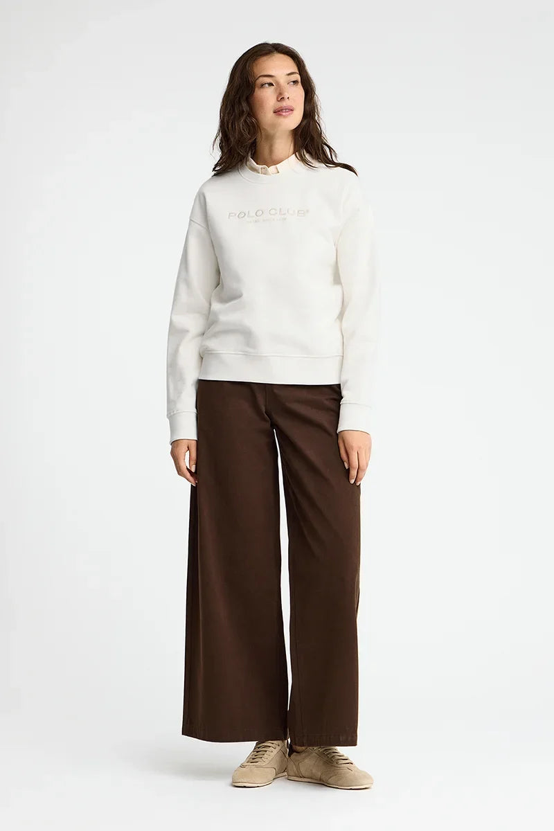 2026 New Arrival Nude sweatshirt with Established 2012 Polo Club embroidery