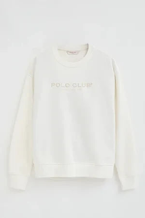 2026 New Arrival Nude sweatshirt with Established 2012 Polo Club embroidery