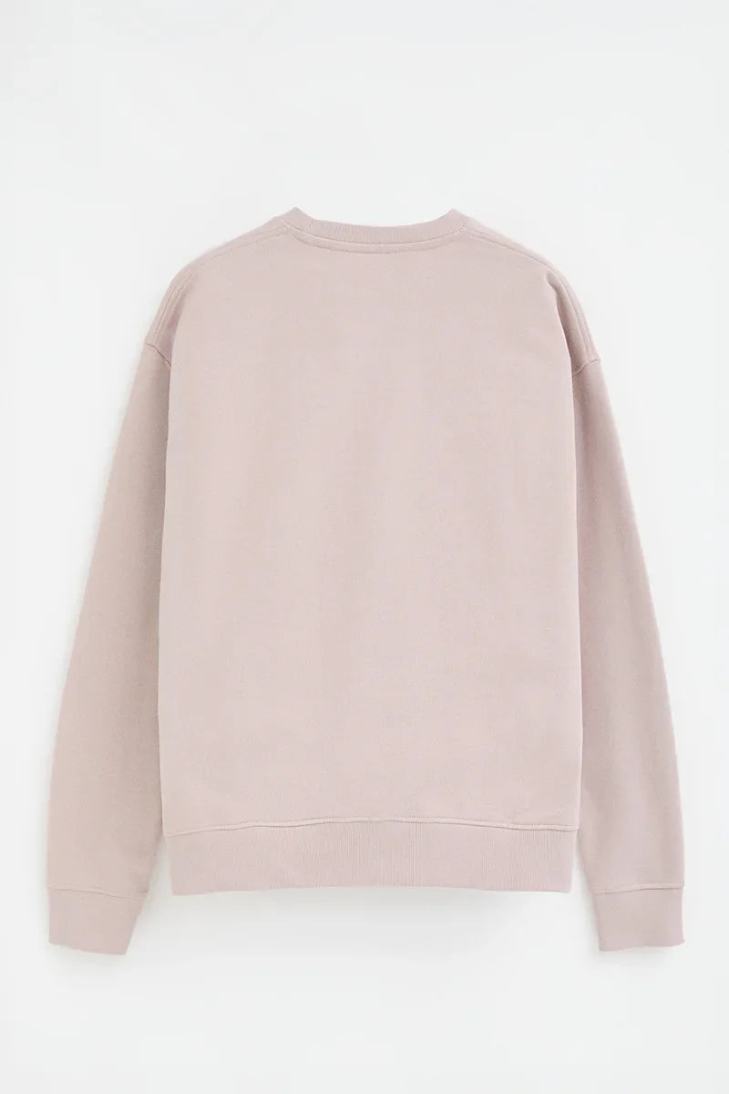 2026 New Arrival Pale-pink sweatshirt with Established 2012 Polo Club embroidery