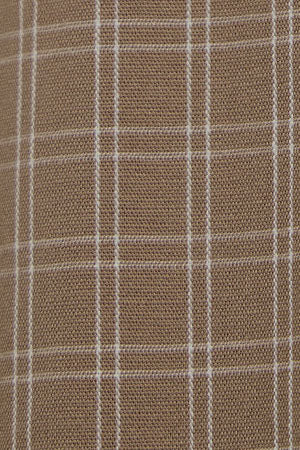 2026 New Arrival Brown relaxed-fit check shirt Polo Club