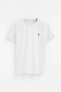2026 New Arrival White regular-fit T-shirt with Rigby Go embroidery
