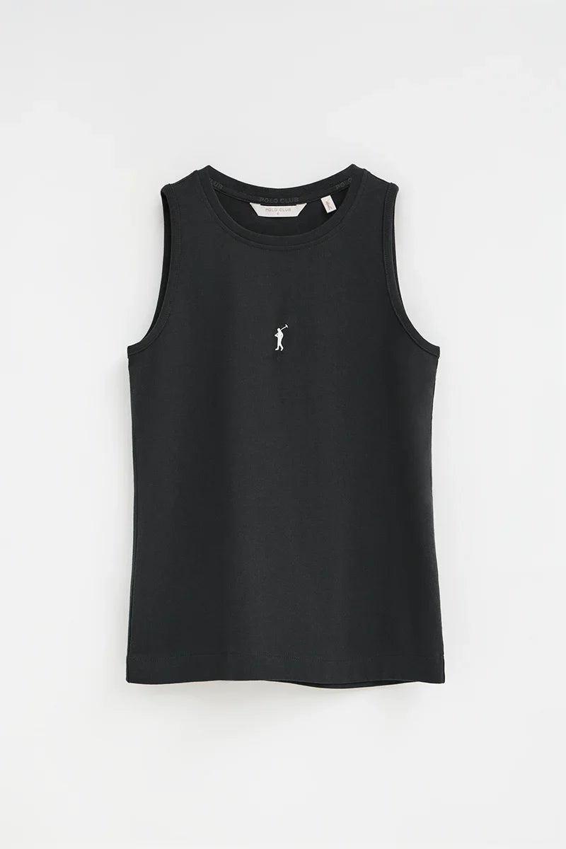 2026 New Arrival Women 2-pack sleeveless T-shirts in black and white with Rigby Go embroidery