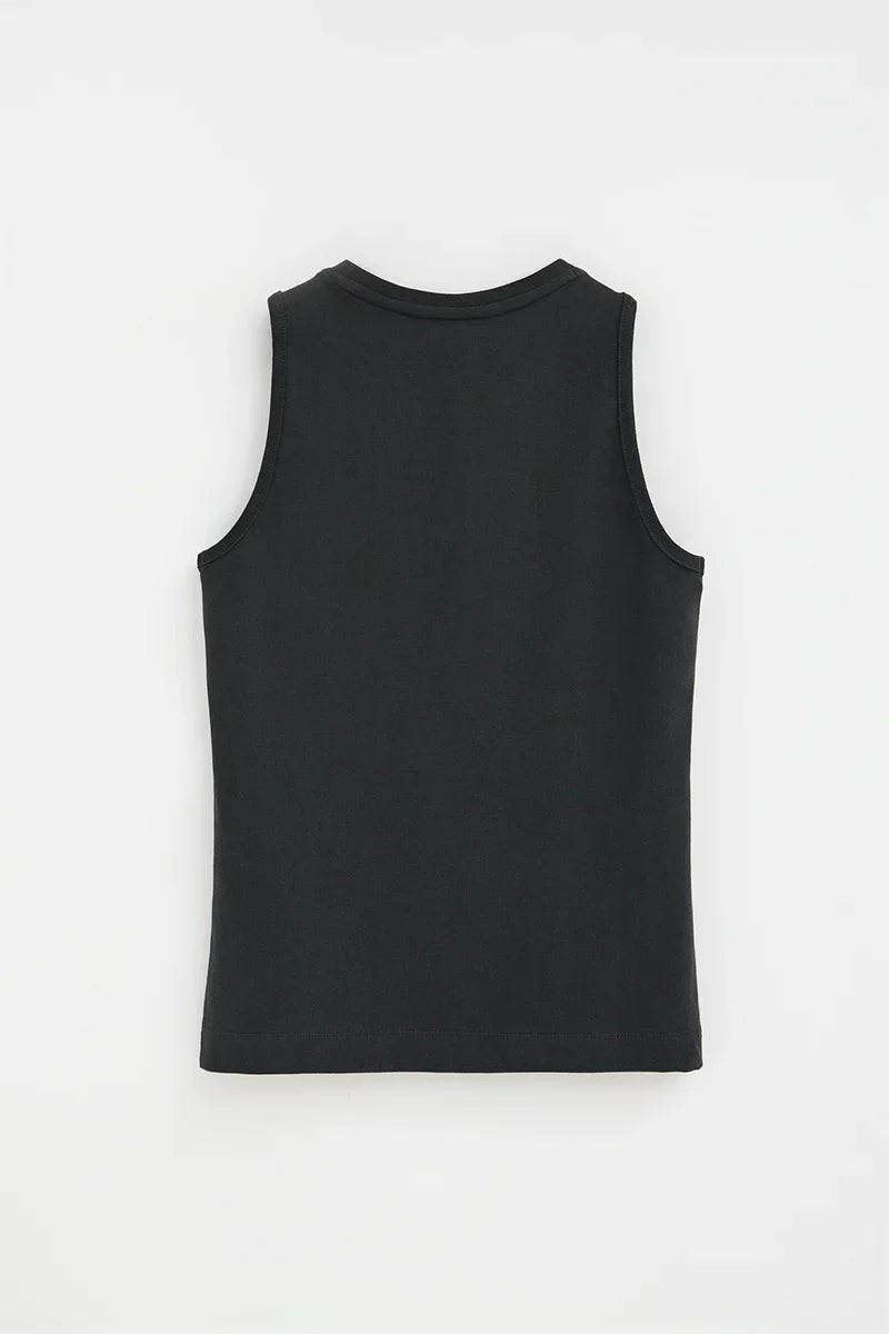 2026 New Arrival Women 2-pack sleeveless T-shirts in black and white with Rigby Go embroidery