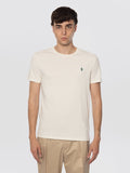 2026 New Arrival T-shirt Girocollo Custom Slim Fit Crema