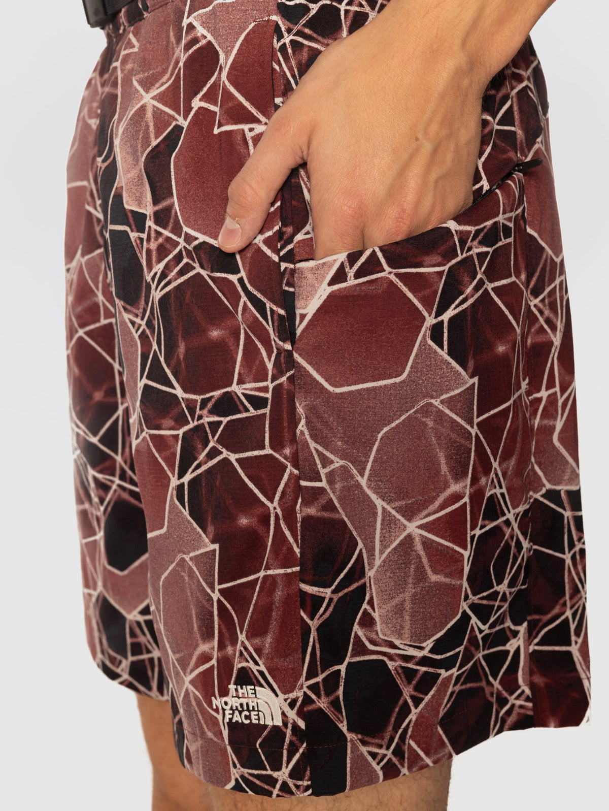 Pantaloncini con Stampa Grafica Rosa