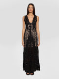 2026 New Arrival Abito Lungo in Pizzo Nero