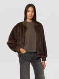 2026 New Arrival Bomber in Ecopelliccia Testa di Moro