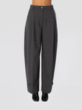 2026 New Arrival Pantaloni con Orlo Regolabile Antracite