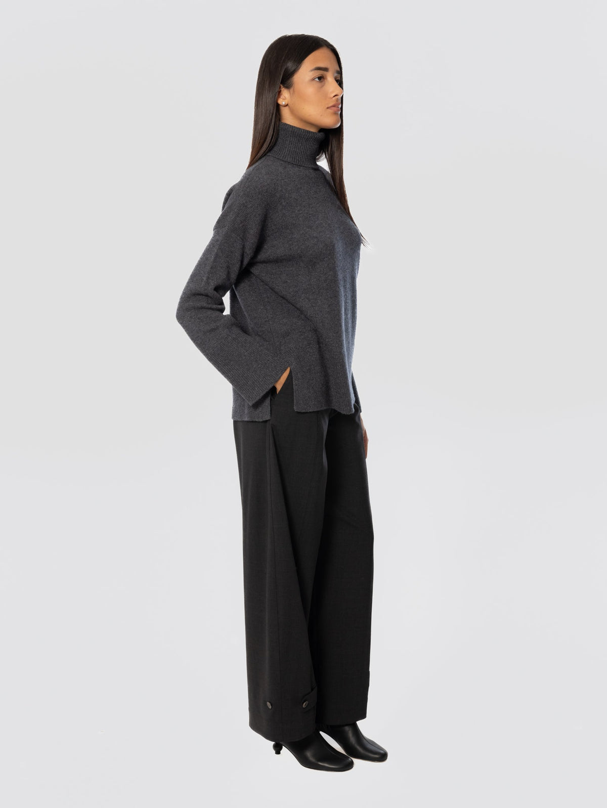 2026 New Arrival Pantaloni con Orlo Regolabile Testa di Moro